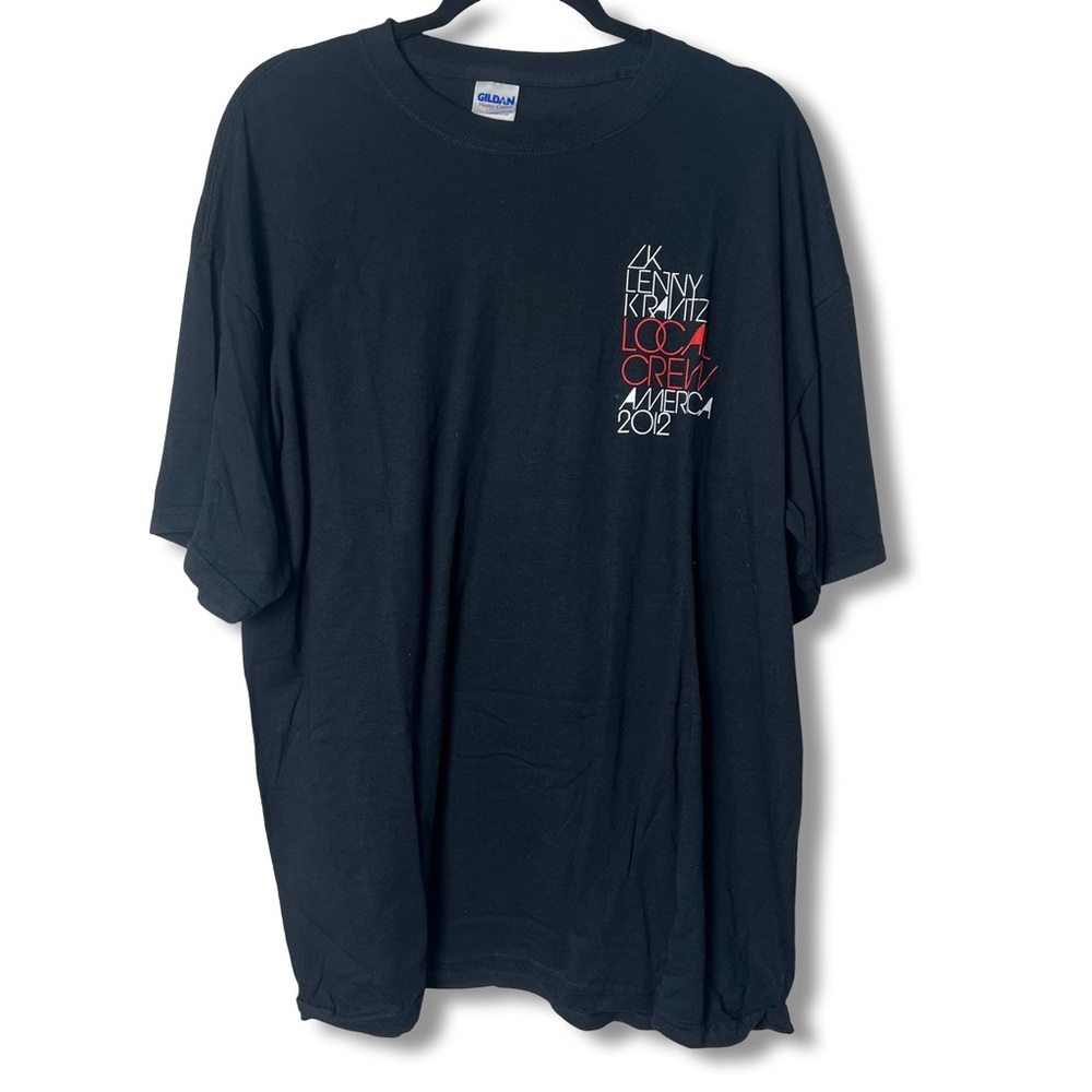 Lenny Kravitz Local Crew America 2012 Tour Band Tee Black Unisex‎ Sz. XL
